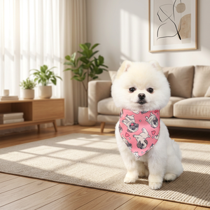 Bandana Triangolare per Cani in Poliestere Ecologica, Personalizzabile con Stampa a Quadri, Disponibile in Diverse Misure, Ideale per Halloween - Product Image 4