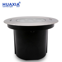 Lumière de piscine souterraine étanche IP68 316SS 6W RVB LED avec conception encastrée par contrôleur DMX pour piscines extérieures