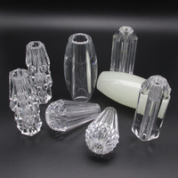 Accessoires de tringle à rideaux en acrylique cristal de luxe décoratifs durables personnalisés par les fabricants