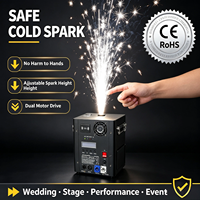 Mesin Percikan Api Dingin Nirkabel Langsung dari Pabrik 750W DMX512 untuk Panggung Pernikahan, Kembang Api Aman untuk Dalam Ruangan