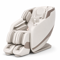 Sillón de Masaje Reclinable para el Hogar AI Space Walk 3D de Cuerpo Completo con Gravedad Cero, Rodillos Calentadores para Pies, Control por Voz Inteligente y Música