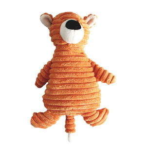 Cigolante interattivo da masticare in stile animale pecora anatra maiale coniglietto scimmia volpe elefante topo di cotone peluche giocattoli per cane gatto animali domestici - Product Image 3