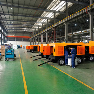 10 Bar Screw Air Compressor for Water Well Drilling Rig Diesel Engine High Altitude Portable Air Compressor - Product Image 3