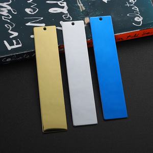 Marque-pages promotionnels en acier inoxydable, marque-page en cuivre avec chaîne - Product Image 5