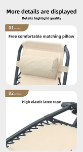 Chaise de camping pliable de luxe légère et durable pour l'extérieur, tabouret de pêche portable ultra-léger, chaise de plage pour la pause déjeuner à domicile - Product Image 3