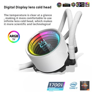 Refroidisseur d'eau pour ordinateur DIY 240 mm avec ventilateur ARGB intégré pour le refroidissement du processeur multiplateforme - Product Image 4