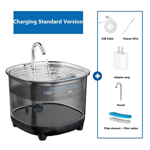2025 nouvelle pompe de capacité 3L gratuite fontaine d'eau intelligente pour animaux de compagnie distributeur de débit d'eau de charge sans fil - Product Image 5