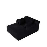 Ensemble de canapés sectionnels inclinables Monovel - Design moderne, idéal pour les appartements, canapé durable avec rembourrage en éponge compressée intégrée sous vide