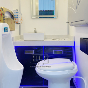 Toilettes portables Acb, toilettes mobiles préfabriquées pour l'extérieur, remorque avec douche, écologiques, durables - Product Image 4