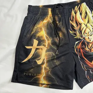 Novos shorts de malha sublimada para powerlifting, corrida, fitness, shorts de malha personalizados com seu próprio logotipo e design