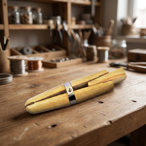 Holzringklemme mit Keil für Schmuckgravur, Polieren, Feilen und Ringreparatur Professionelles Juwelier-Handwerkzeug | GS1333 - Product Image 2