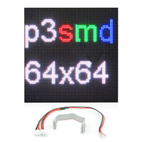 Module d'affichage LED couleur intérieur Melelife P3 64x64, pas de pixel 3mm, balayage 1/32, 192mm x 192mm, Epistar SMD 2121, luminosité 1000cd