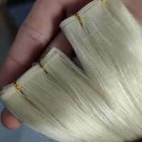 Extensions de cheveux vierges d'usine Genius Weft 100% cheveux humains Genius Weft Double Drawn Genius Weft Extensions de cheveux humains
