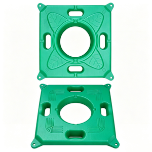 Sunsbuild Green PE Floating Island <b>Plastic</b> <b>Planter</b> Raft Square Aquatic Plant Holder for Pond Garden Water Garden - Product Image 6