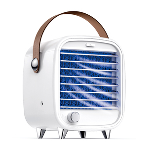 Household Plastic <b>Mini</b> <b>Desk</b> USB Air Cooler for Home Office <b>Desk</b> Air Conditioner Cooler - Product Image 1