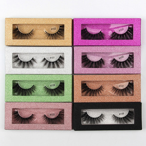 <span class=keywords><strong>Cils</strong></span> en faux vison naturel, ailés, faits à la main, en cheveux synthétiques 3D, effet œil <span class=keywords><strong>de</strong></span> chat, maquillage œil <span class=keywords><strong>de</strong></span> renard, <span class=keywords><strong>cils</strong></span> en bande complète - Product Image 2