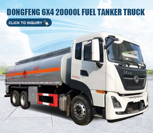 Camión cisterna de combustible DONGFENG 20000L con transmisión manual, nuevo camión cisterna 6*4 para almacenamiento de gasolina - Product Image 1
