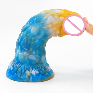 ของเล่นผู้ใหญ่ FAAK รุ่น Monster Dildo ทำจากซิลิโคน ใช้สำหรับช่วยตัวเอง ของเล่นทางเพศ อุปกรณ์เสริมทางเพศ จุกเสียบก้นสำหรับผู้ใหญ่ - Product Image 3