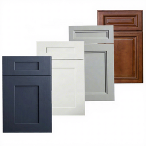 Porte d'armoire en bois massif avec armoire de cuisine de style Shaker couleur personnalisée de l'usine du Vietnam - Product Image 1