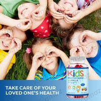 Amaz Marque privée Fourniture d'usine Bonbons multivitaminés pour enfants Adultes Vegan Formule sans gluten Supplément pour le système immunitaire