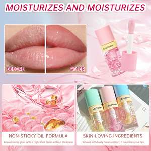 JOJO DIARY ลิปกลอสเนื้อนุ่มน่ารัก สูตรใหม่ รับผลิตแบรนด์ส่วนตัว ลิปกลอสผลไม้ ลิปออยล์ออ<span class=keywords><strong>ร์</strong></span>แกนิค ลิปบาล์มธรรมชาติ บำรุงริมฝีปาก ฟื้นฟูริมฝีปาก - Product Image 6