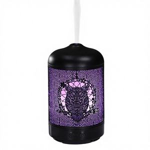 Diffuseur d'arômes Ty-168 Dome Owl noir 0,5 L, humidificateur ultrasonique avec veilleuse pour la maison - Product Image 4