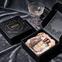 Coffret Cadeau de Parfum de Luxe avec Embossage, Lamination Mate, Doublure en Mousse, Emballage en Carton Recyclable, Taille Personnalisable pour Articles Essentiels