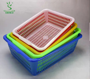 Panier à linge rectangulaire en rotin, moulé par injection plastique, nouveau design, vente chaude, pour rangement du linge - Product Image 4