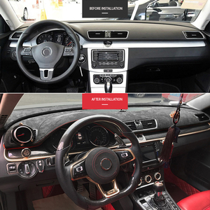 Copertura del cruscotto in Alcantara wrap per <span class=keywords><strong>Volkswagen</strong></span> <span class=keywords><strong>CC</strong></span> 2015-2016 tappetino Magotan tappeti accessori auto modificare kit interni - Product Image 4