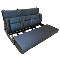 Sièges canapé-lit monospace caravane en cuir 3 places personnalisés avec design luxueux
