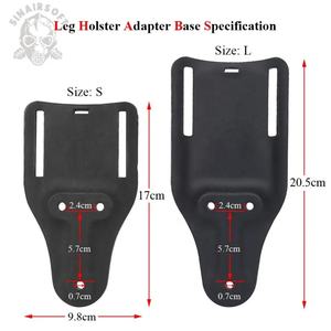 Tactical Low-Ride Universal Belt Loop Belt <b>Holster</b> Drop Adapter Paddle <b>Holster</b> Accessory - Product Image 2