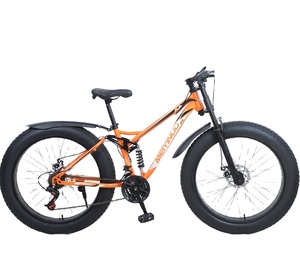 Vtt à suspension complète 26x4.0, vélo <span class=keywords><strong>fat</strong></span> <span class=keywords><strong>Bike</strong></span>, 21 vitesses, livraison gratuite - Product Image 3