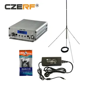 CZE-15A 15w 调频发射机立体声 PLL 广播调频激励器 87Mhz - 108Mhz + GP 1/4 波天线 + PowerSource