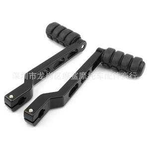 Palanca de Cambios Moshark de Aluminio y Silicona Negra con Recubrimiento Electrolítico, Piezas de Modificación para Motocicleta - Product Image 3