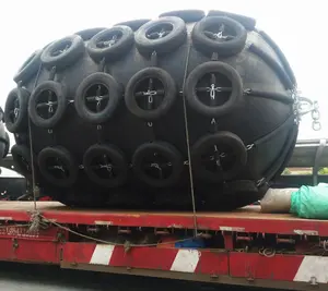 Para-choque de borracha pneumático inflável flutuante Yokohama para amarração de barco/para-choque de proteção de cais
