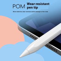 Meepss MPS1012 Pena Stylus Logam untuk Android/iOS - Daya Tarik Magnetik 15mm Ujung Pena Dapat Diganti Kapasitif Aktif Pengisian Cepat Tidak