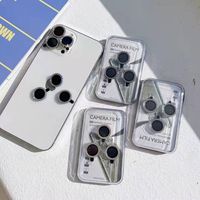 Protection d'objectif d'appareil photo de luxe, autocollant diamant, protection en verre pour caméra de téléphone portable pour iPhone 13 Pro Max 12 11 14 15 16 17 Air