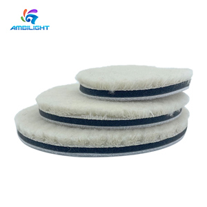 Lana gruesa <span class=keywords><strong>50</strong></span> Grit 3-6 pulgadas Ronda Durable Corte pesado Eliminar arañazos China Almohadilla de pulido Pulido - Product Image 3