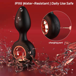 Dildo Vibrador con 12 Vibraciones, Tapón Anal, Juguete Sexual Masculino, Entrenamiento Anal, Juegos Sexuales, Juguete Sexual Personal para Mujeres Adultas - Product Image 5