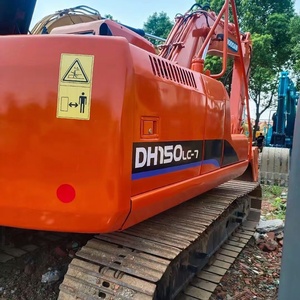 Excavatrice Doosan d'occasion 15 tonnes DH150 LC-7 d'origine coréenne pour les chantiers de construction et les travaux d'infrastructure - Product Image 2