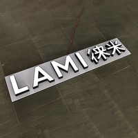 Letrero LED para Tienda, Letras 3D, Logotipo Comercial, Letrero Acrílico Metálico, Letrero con Letras 3D, Letrero Luminoso LED para Publicidad Exterior