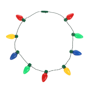 Collier LED Lumineux Clignotant – Accessoires de Fête de Noël pour la Maison, Cadeaux Promotionnels Nouvel An, Fournitures de Fête - Product Image 4