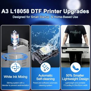 RocRow L13 A3 Stampante DTF XP600 30cm con Scuotitore di Polvere Textile Printing Agente Rivenditore - Product Image 3