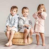 Wholesale Custom Size Color Cartoon Kids Hooded Towel Baby Bath Towel Sets Fluffy Quick-Dry Eco-Friendly Child-Proof Bedroom