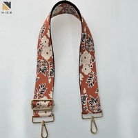 Bandoulière réglable brodée de fleurs, de remplacement pour sac à main, sac à bandoulière, sac photo