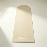 Tapete de Yoga Personalizado con Logotipo, Antideslizante, de 6mm de Grosor, con Correa de Transporte para Gimnasio, Fitness, Pilates y Estudio