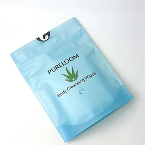 Custom Colorful Stand Up Zipper Bag with Hooks for Underwear Packaging Eco Friendly <b>Socks</b> Underwear Packaging With Hang Hook - Product Image 4