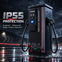 Chargeur rapide pour véhicules électriques HAIDIRA, extérieur, IP55, DC, 120-400 kW, pour utilisation commerciale et en flotte