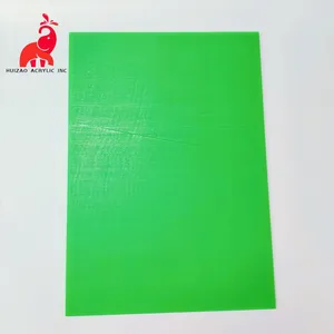 HUIZAO 1.8-50mm 100% material virgem PMMA Folha de acrílico fundido colorido para painel de parede decorativo 3D