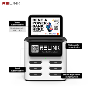 Relink rent cargador portátil powerbank compartir estación alquiler restaurante público banco de energía compartido teléfono celular estación de carga - Product Image 4